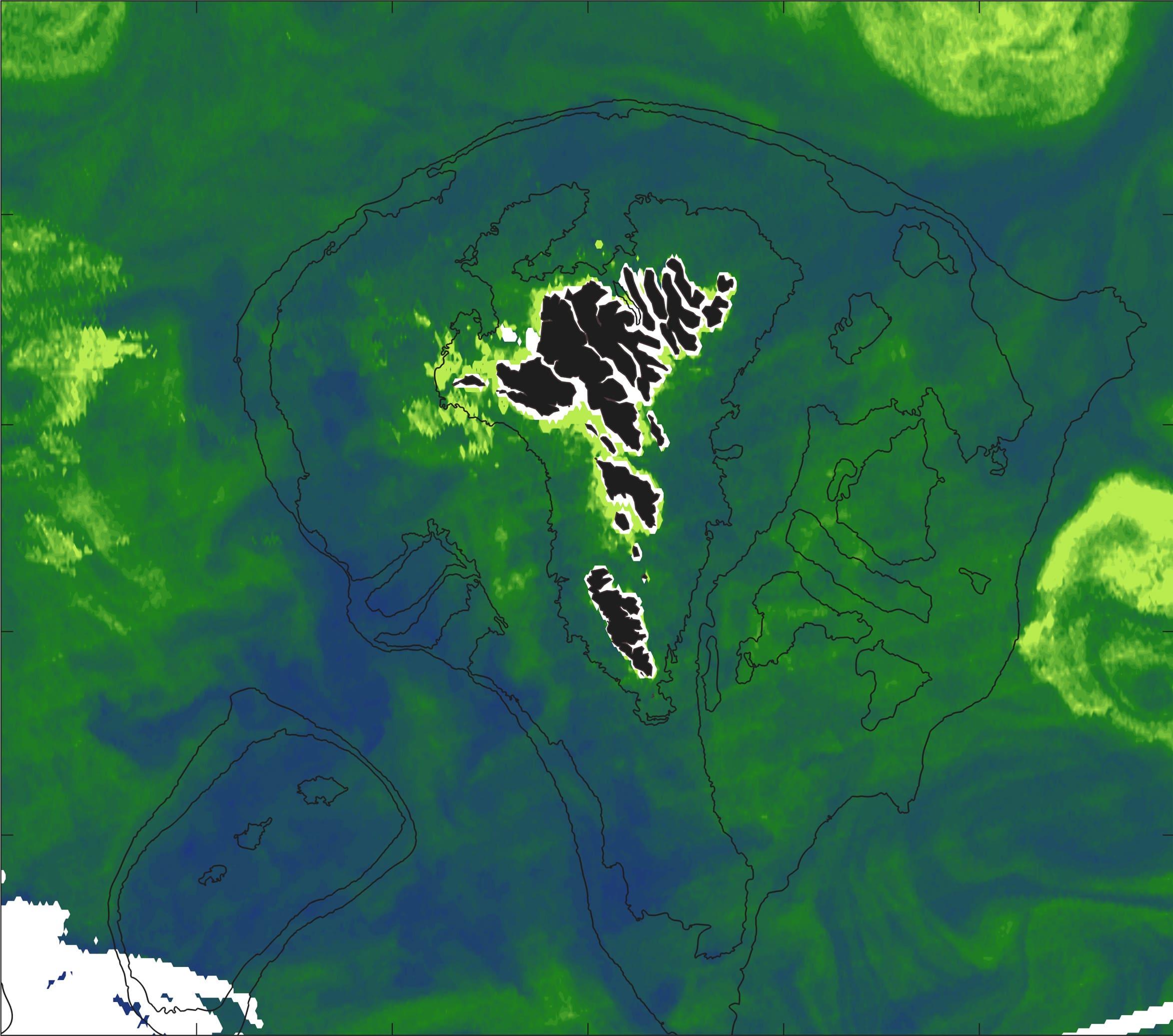 Marine climate effects on primary production around the Faroe Islands