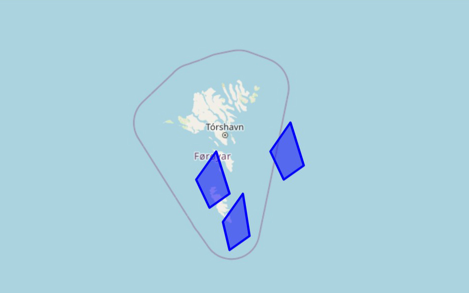 Brúkaravinarlig yvirlit av opnum og stongdum fiskileiðum